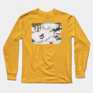 The Bird With The Crystal Plumage Long Sleeve T-Shirt